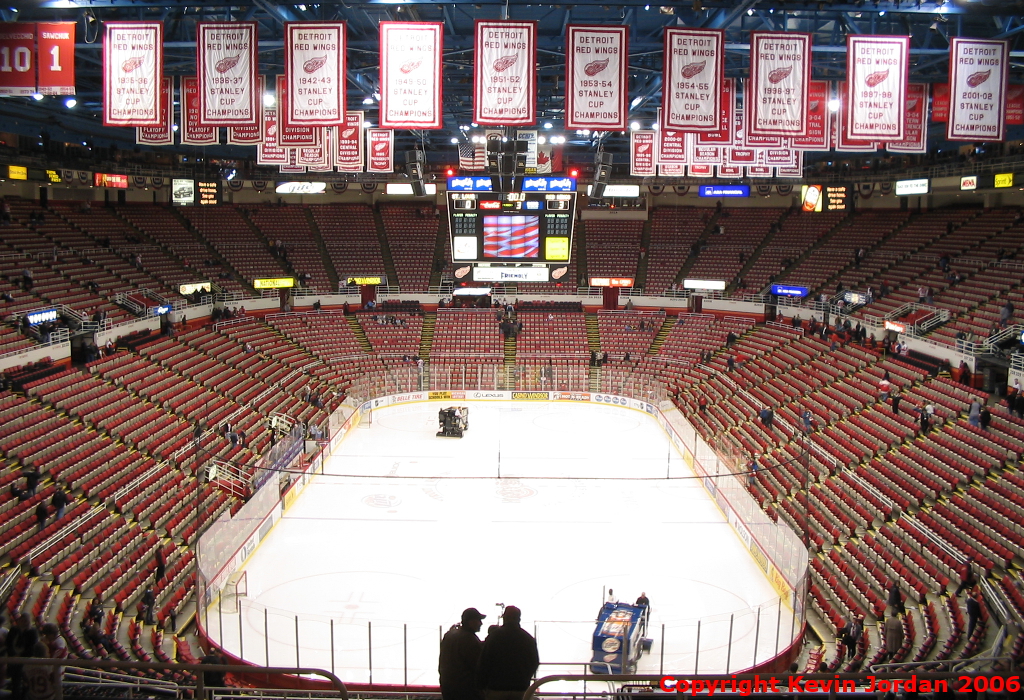 Former home of the Detroit Redwings, the Joe Louis Arena. [OC] :  r/urbanexploration